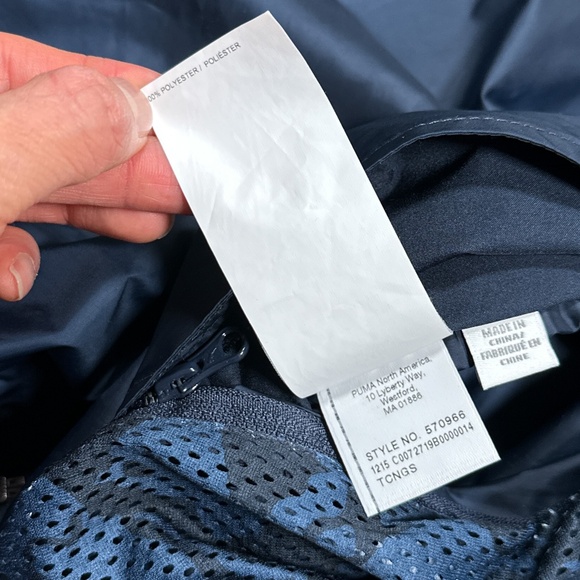 Puma x Red Bull Racing F1 Formula 1 Reversible Windbreaker Jacket Mens Large - Picture 14 of 15